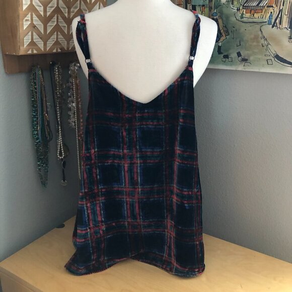 Torrid Sophie Plaid Velvet Swing Cami Top - 13907461 - Picture 5 of 8